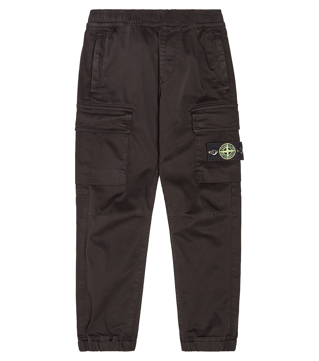 

Брюки-карго с компасом Stone Island Junior, черный