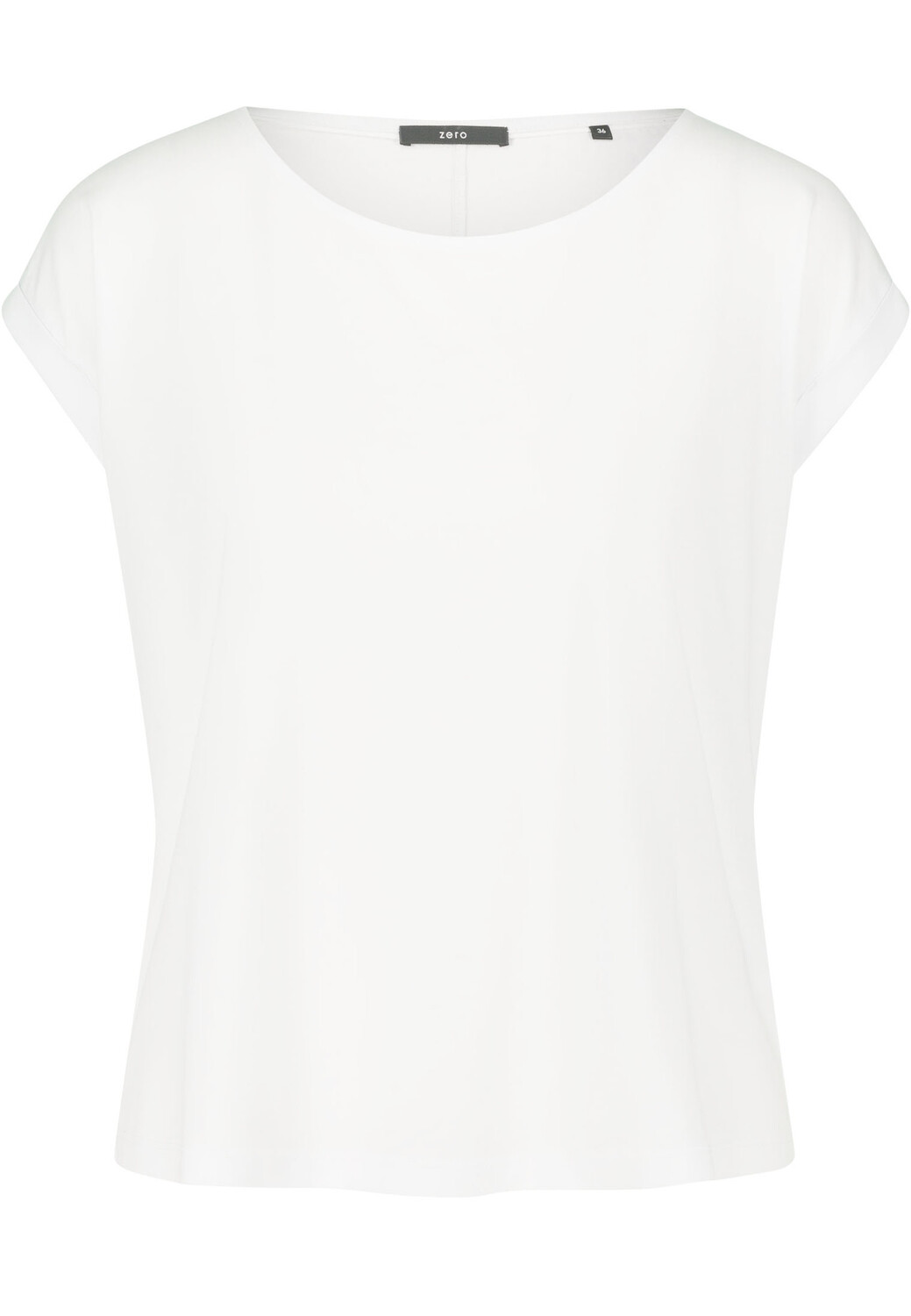 

Футболка Zero mit U Bootausschnitt, цвет Brilliant White