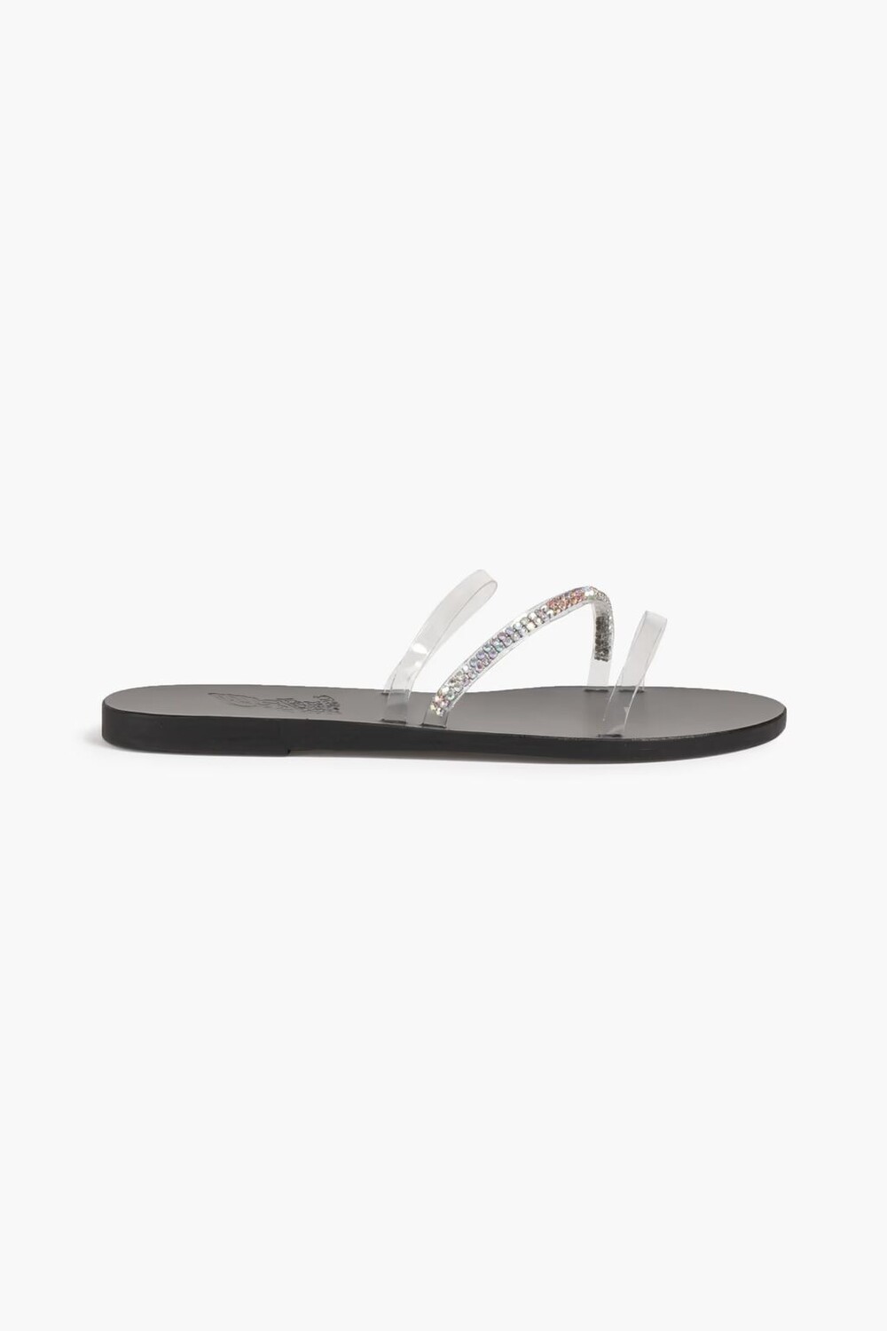 

Шлепанцы Polytimina из ПВХ, украшенные кристаллами Ancient Greek Sandals, черный