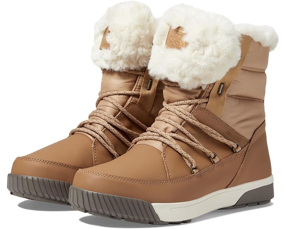 

Ботинки The North Face Sierra Luxe Waterproof, цвет Almond Butter/Falcon Brown