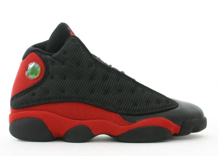 

Кроссовки AIR JORDAN 13 RETRO 'BRED' 2004, черный