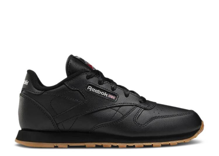 

Кроссовки Reebok CLASSIC LEATHER LITTLE KID 'BLACK GUM', разноцветный