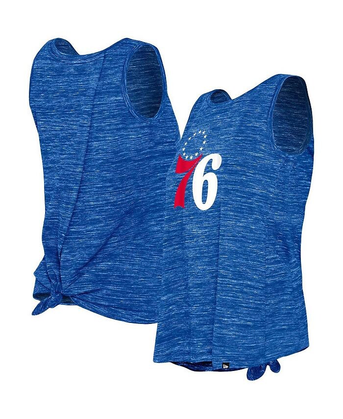 

Женская майка Royal Philadelphia 76ers Space Dye Active New Era, синий