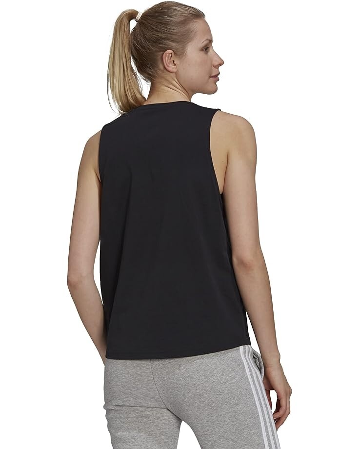 

Топ Adidas Big Logo Tank Top, черный/белый