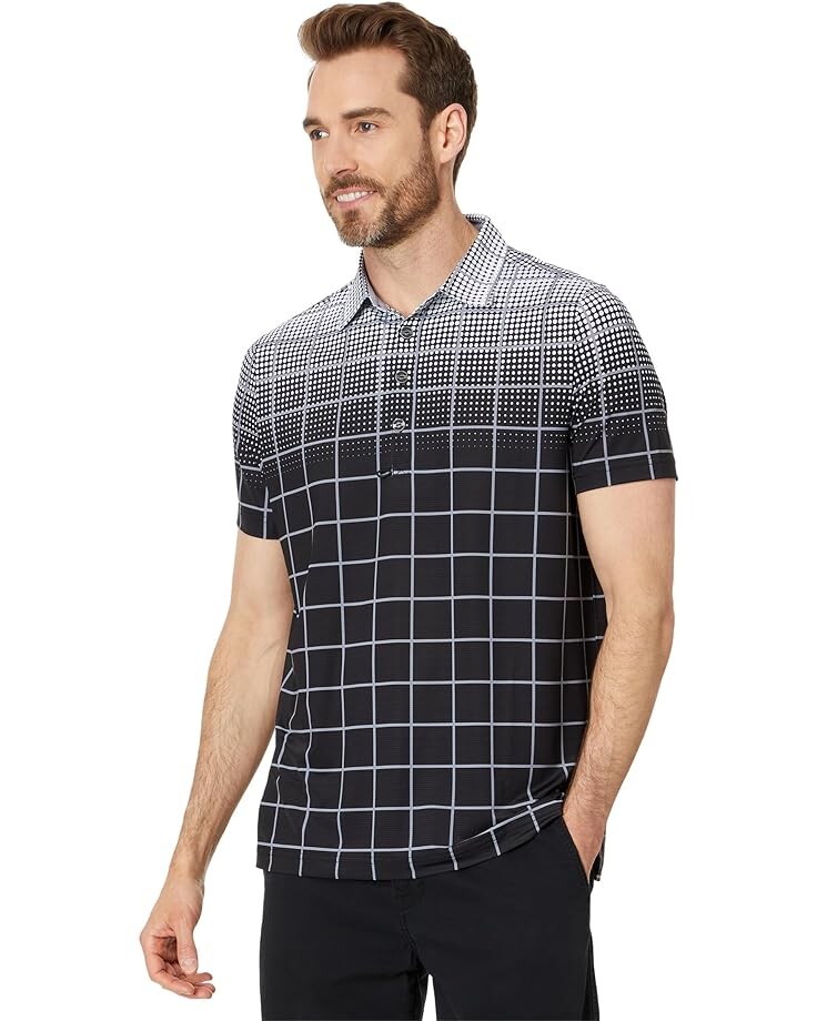 

Поло Jamie Sadock Halftone Short Sleeve, цвет Jet