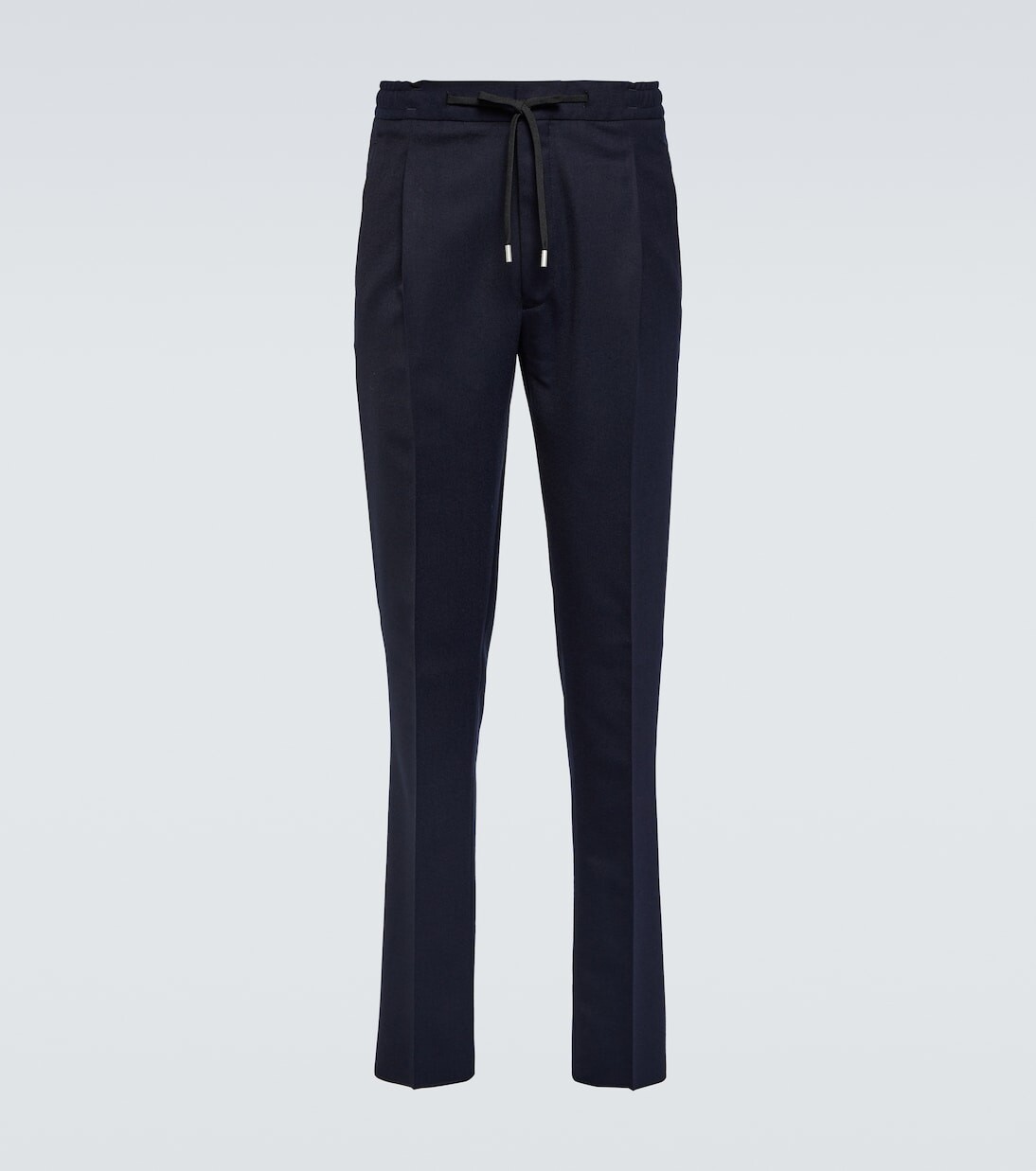 

Брюки из смесовой шерсти Lardini, синий