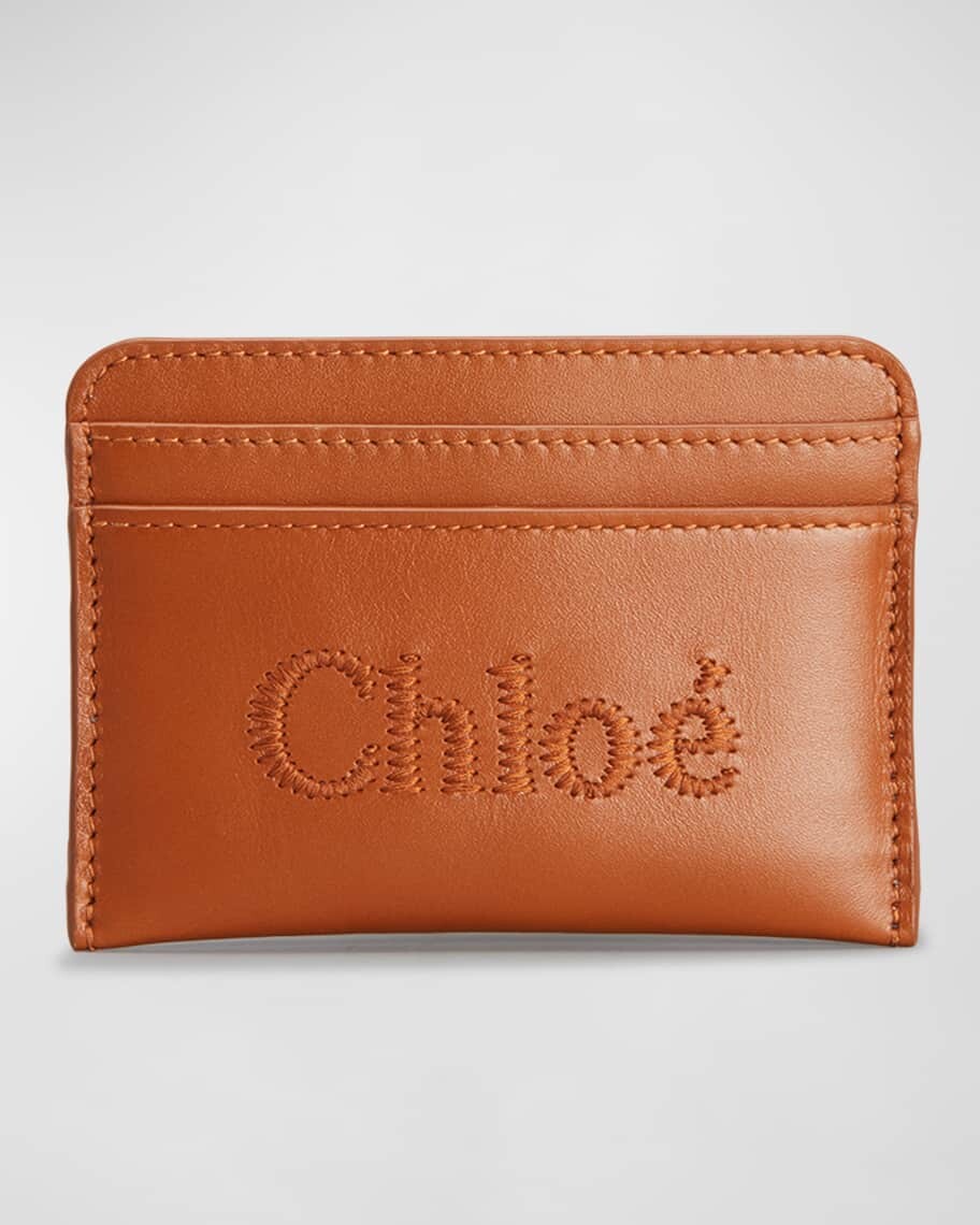 

Визитница Sense из телячьей кожи с логотипом Chloe