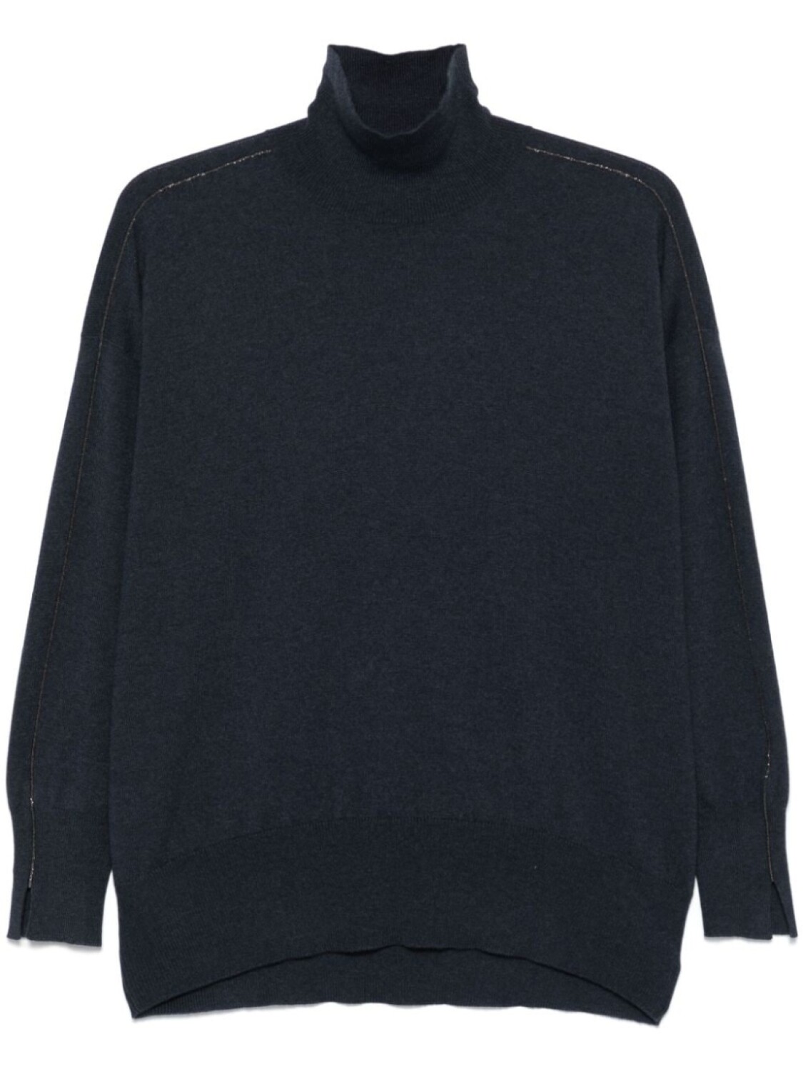 

Brunello Cucinelli свитер с декором Monili, синий