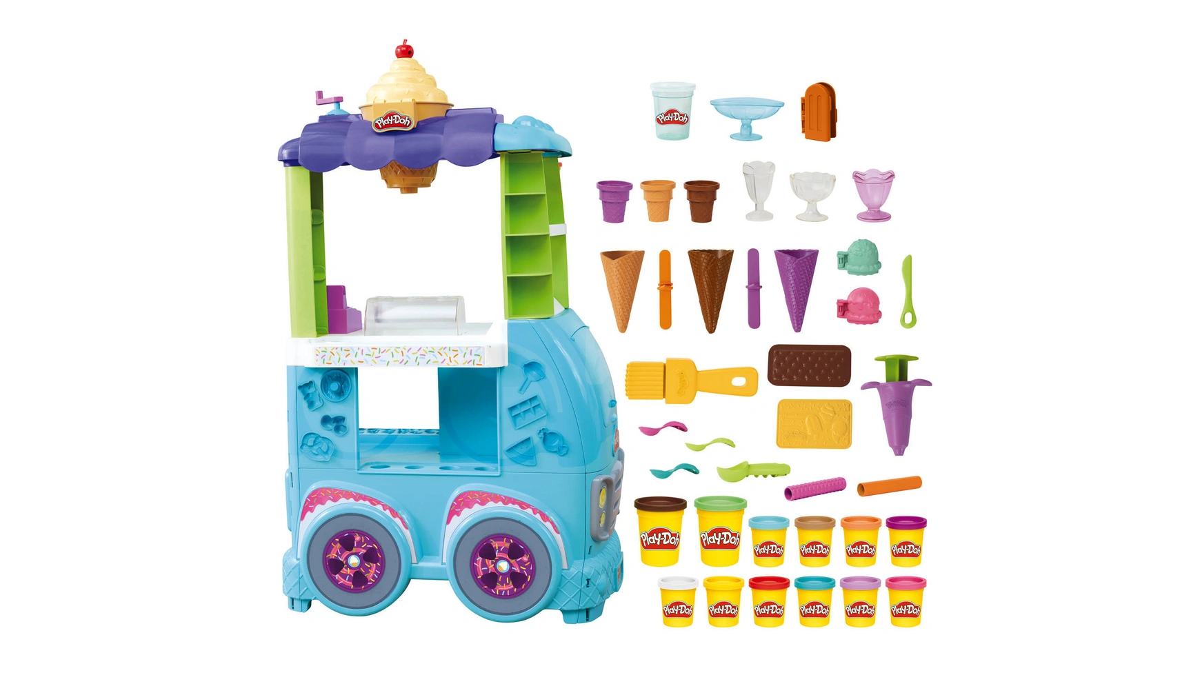 

Hasbro Большой грузовик с мороженым Playdoh