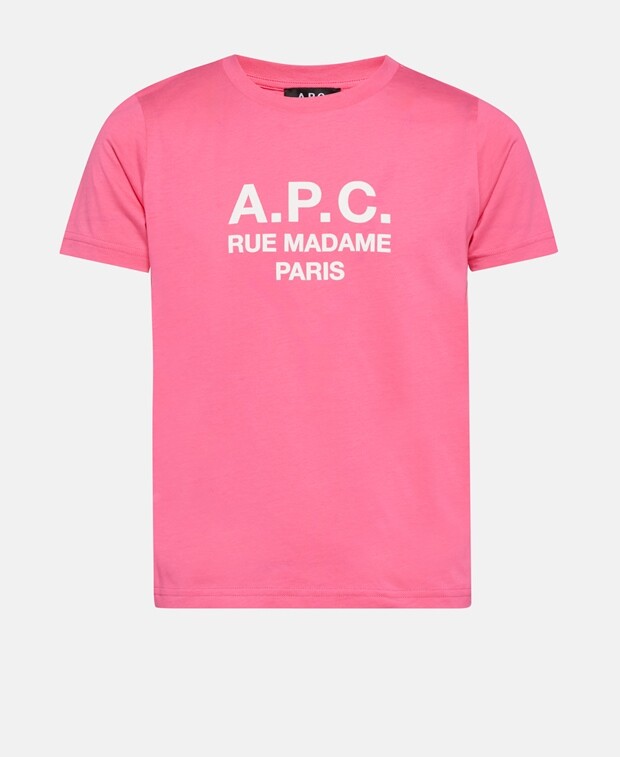 

Футболка A.P.C., розовый
