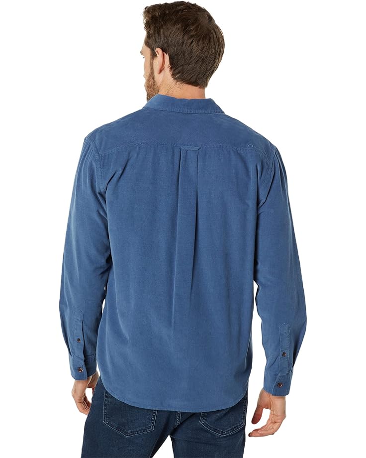цена Рубашка Quiksilver Waterman After Surf Cord Overshirt, цвет Ensign Blue