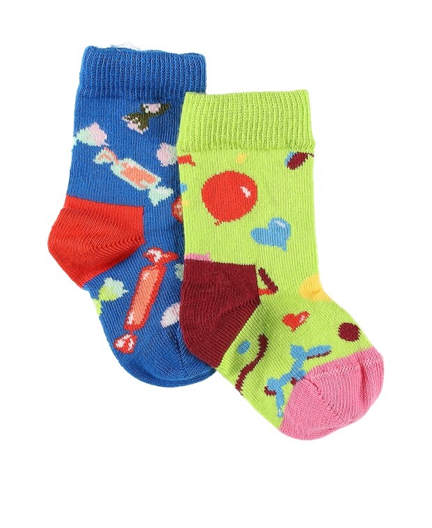 

Носки, упаковка 2 шт. Happy Socks, синий