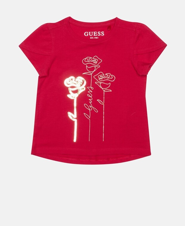 

Футболка Guess, пурпурный