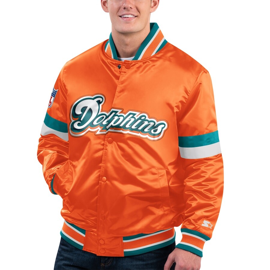 

Куртка Starter Miami Dolphins, оранжевый