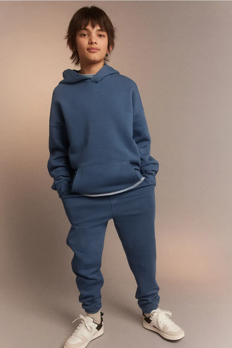 Спортивные брюки из интерлока из джерси H&M, синий