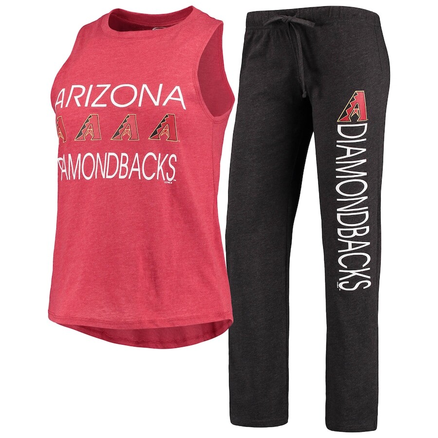 

Пижамный комплект Concepts Sport Arizona Diamondbacks, красный