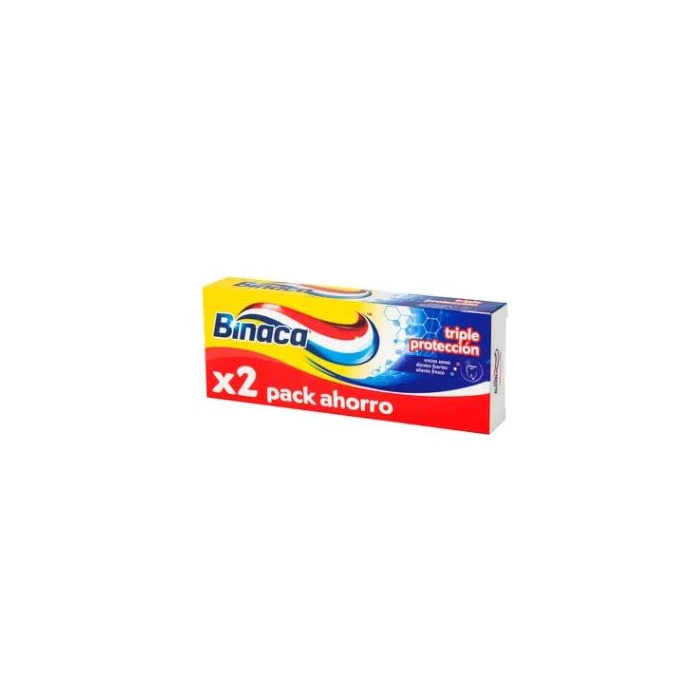 

Зубная паста pasta de dientes triple protección Binaca, объем 2 x 75 мл