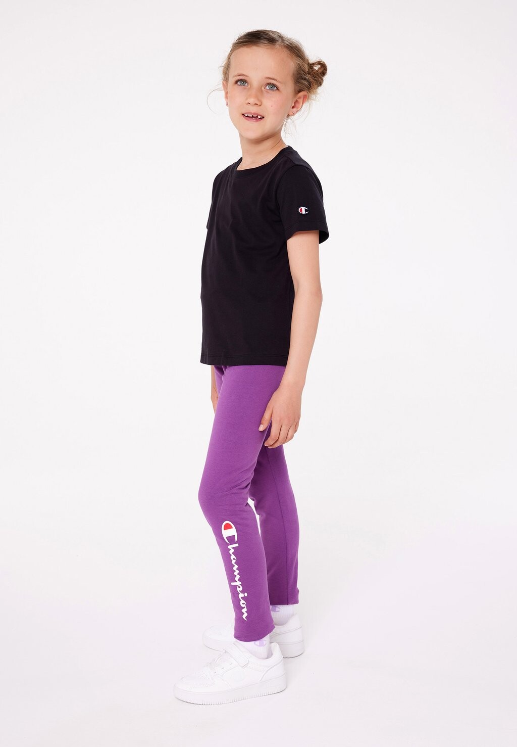 

Тайтсы Classic Leggings Large Logo Unisex Champion, фиолетовый