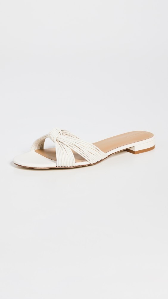 

Сандалии Reformation Peridot Mignon Knot Flat, белый