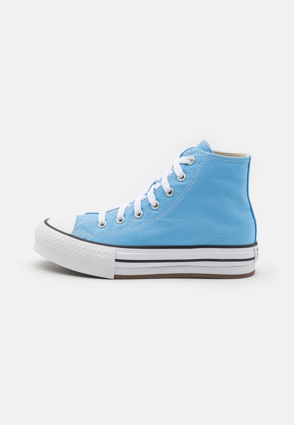 

Высокие кроссовки Chuck Taylor All Star Eva Lift Platform Seasonal Unisex Converse, цвет light blue/white/black