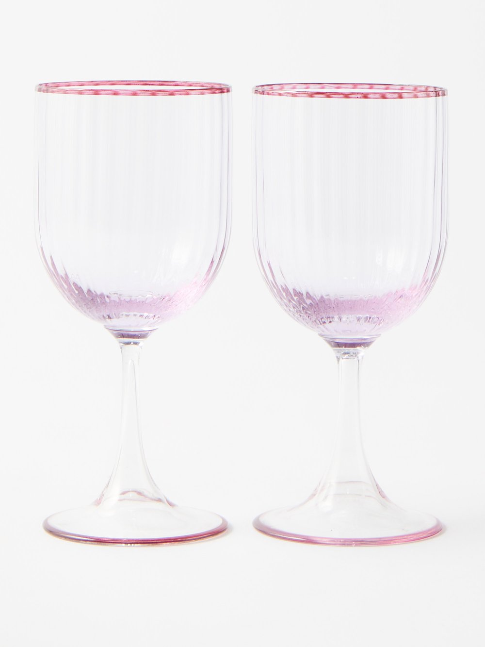 Набор из двух бокалов для белого вина. Aquazzura Casa, розовый фото