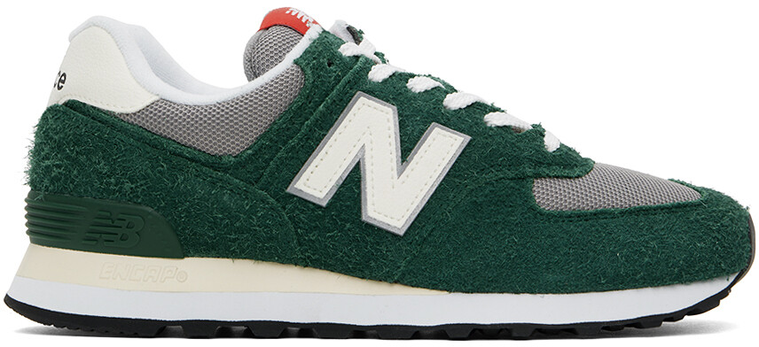 

Зелено-серые кроссовки 574 New Balance