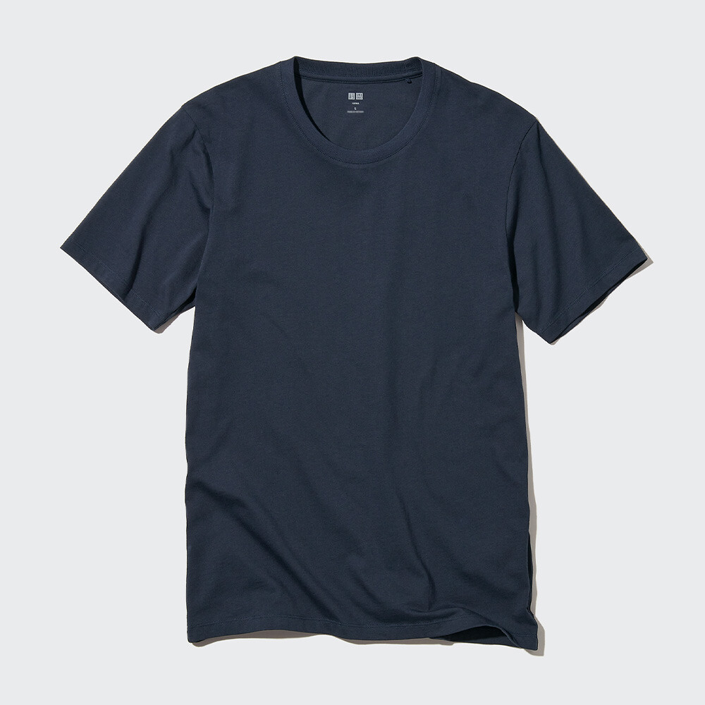 

Мужская/женская футболка Uniqlo Variety T из хлопка с круглым вырезом и короткими рукавами