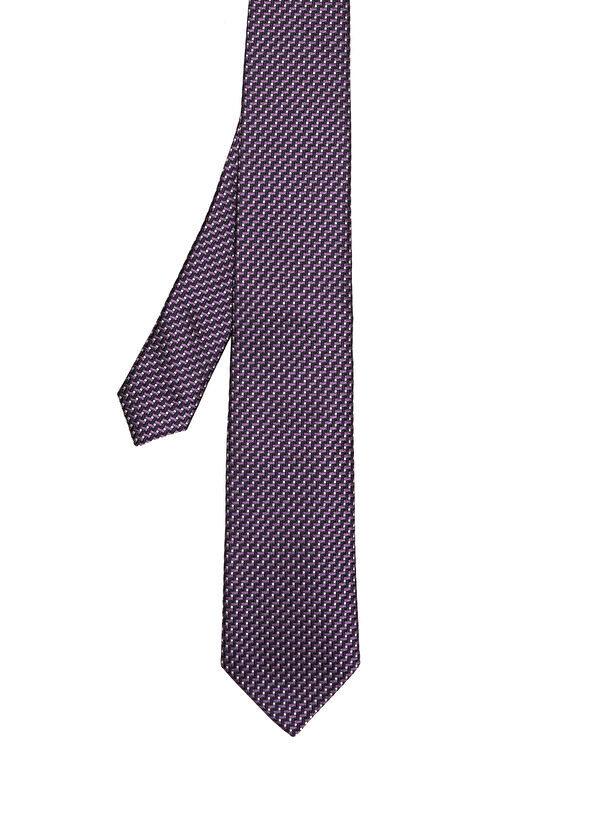 

Бордовый шелковый галстук Canali, бордовый