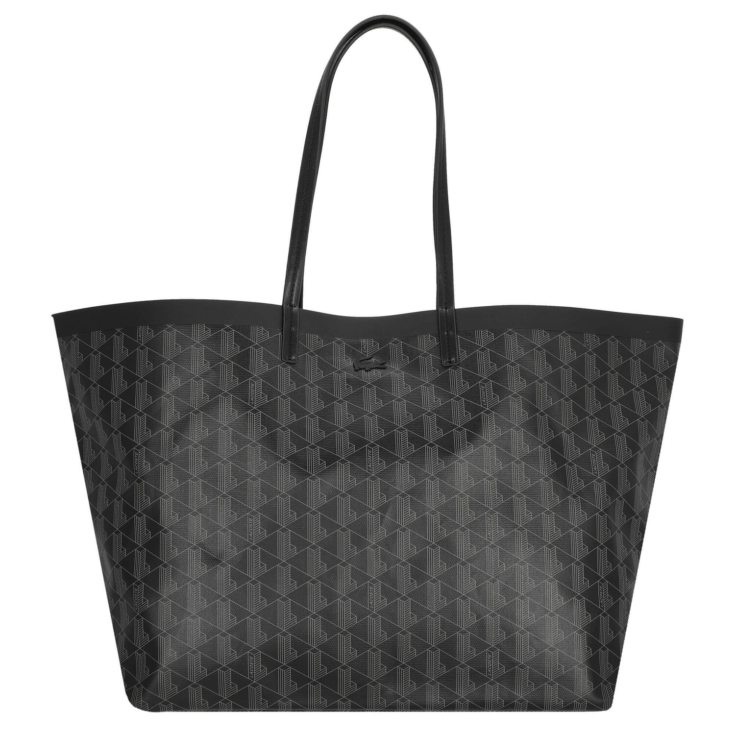 

Сумка шоппер Lacoste Zely 40см, цвет monogram noir gris