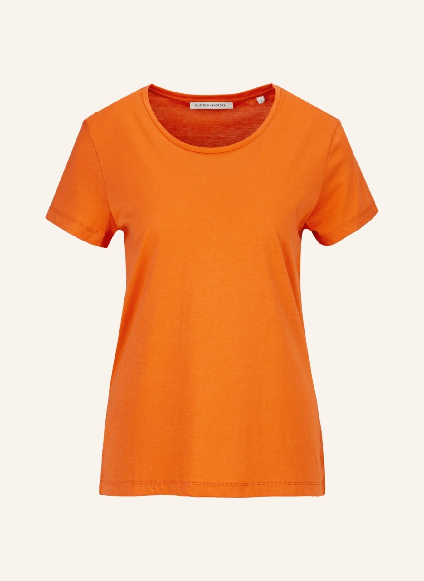 Футболка TRUSTED HANDWORK PARIS, оранжевый футболка trusted handwork fitted светло серый