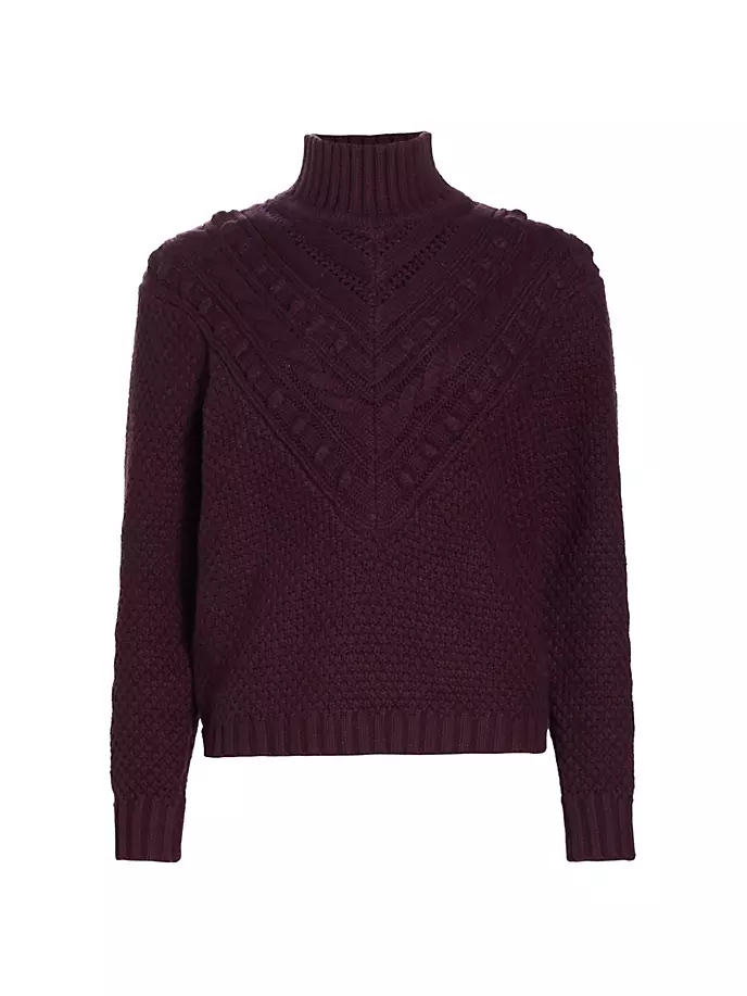 

Свитер с воротником «Мэгги» Splendid, цвет deep plum