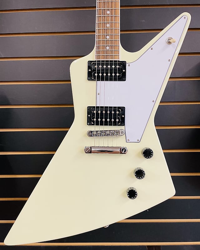 Электрогитара Gibson 70’s Explorer Reissue 2022 - Classic White vereshchagin 70s