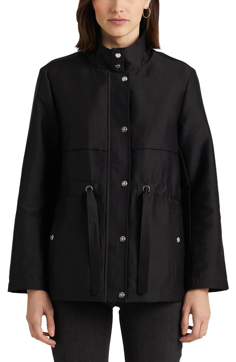 

Дождевик с воротником-стойкой LAUREN RALPH LAUREN, черный