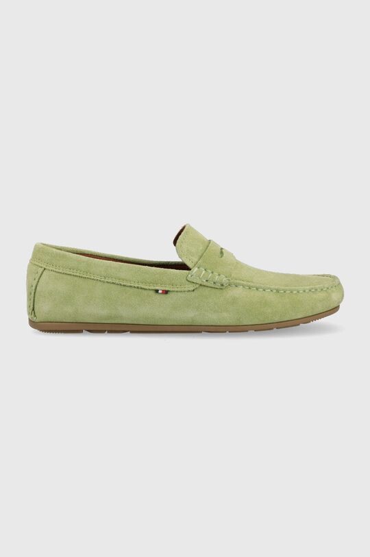 

Кожаные лоферы CASUAL HILFIGER SUEDE DRIVER Tommy Hilfiger, зеленый