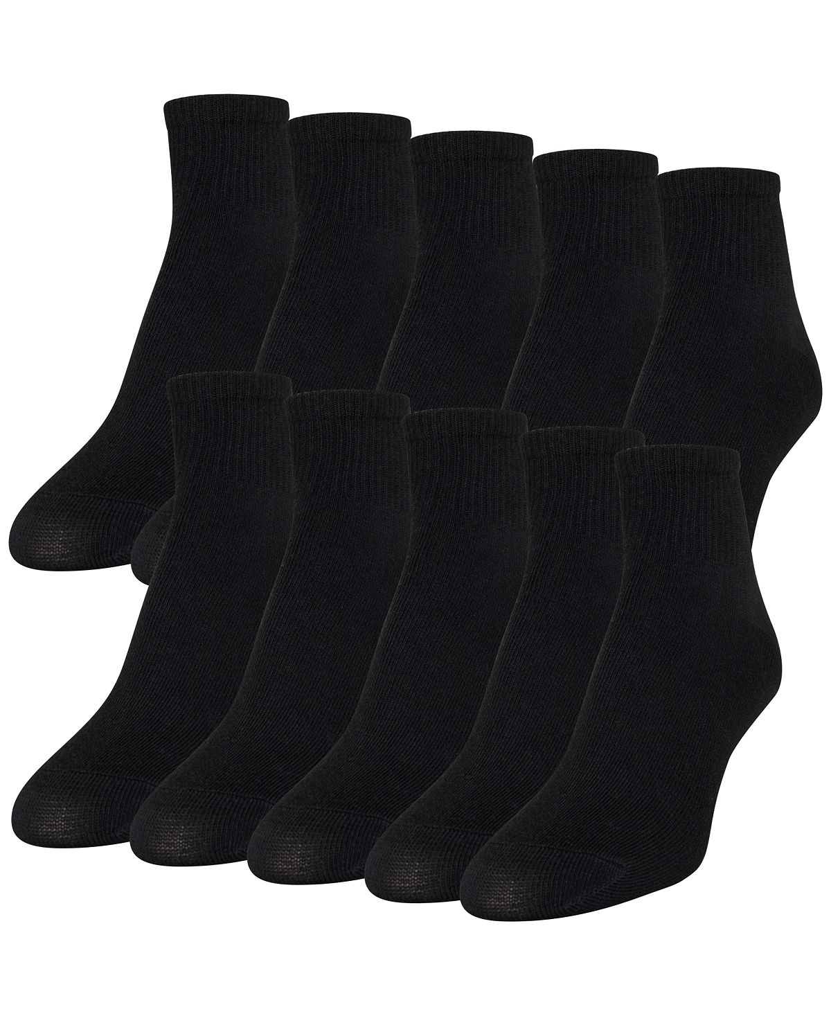 женские повседневные носки с подушечкой до щиколотки 6 пар также доступны в расширенных размерах gold toe Женские повседневные легкие носки до щиколотки (10 шт.) Gold Toe, черный