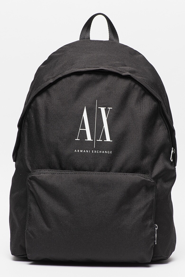

Рюкзак с логотипом Armani Exchange, черный