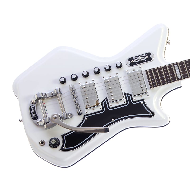 

Электрогитара Airline Guitars '59 3P DLX - White - Vintage Reissue Offset Electric Guitar - NEW!