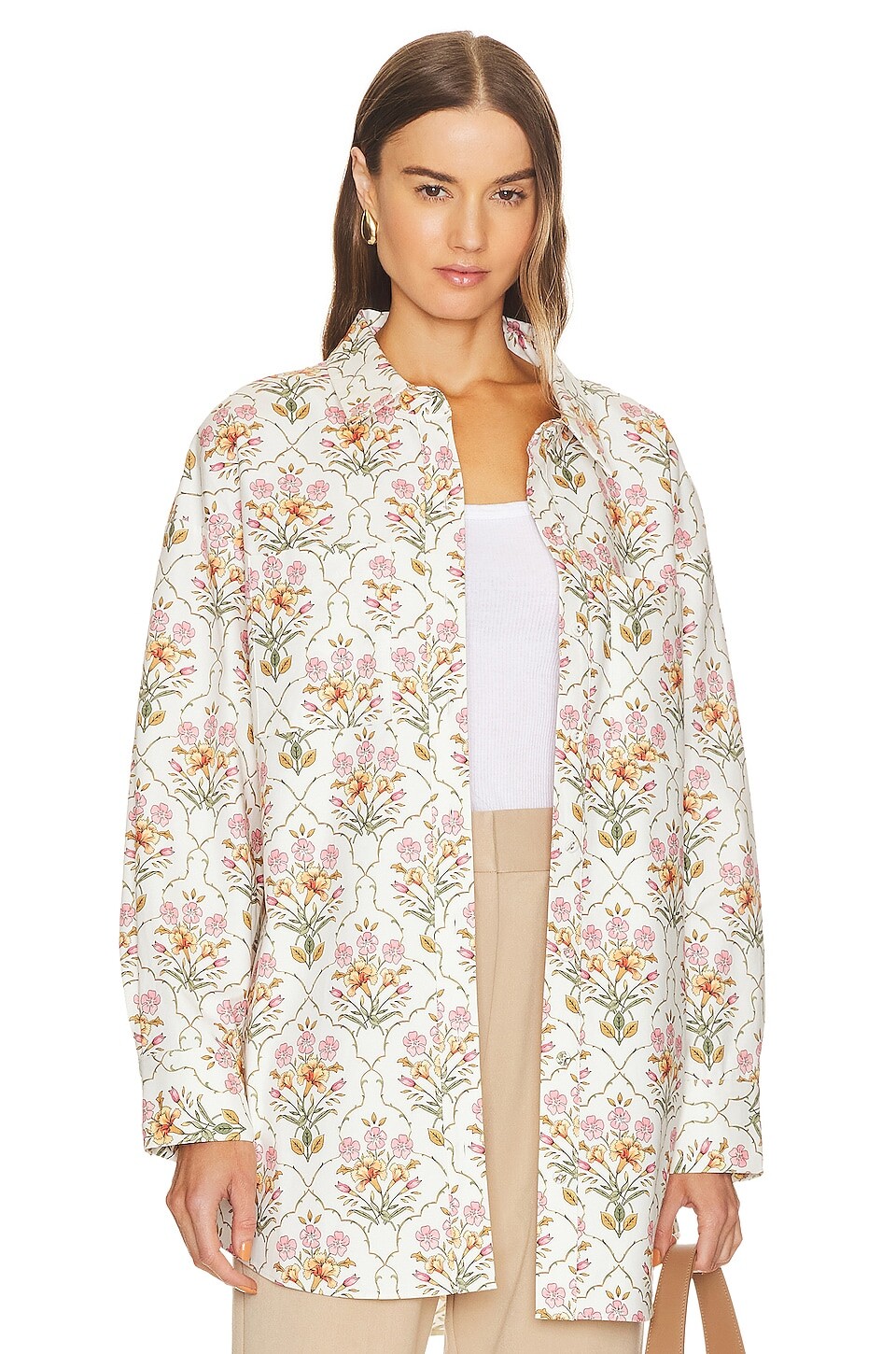 

Рубашка Favorite Daughter the Willow Oversized, цвет Floral Mosaic