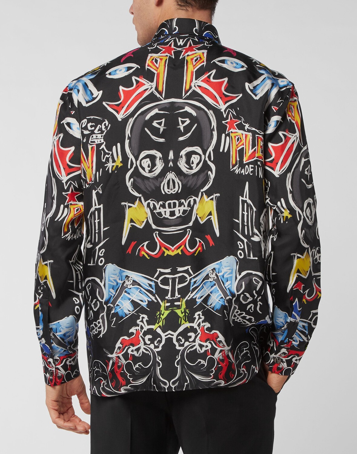 

Рубашка Dandy LS Skull and Plein Philipp Plein, черный