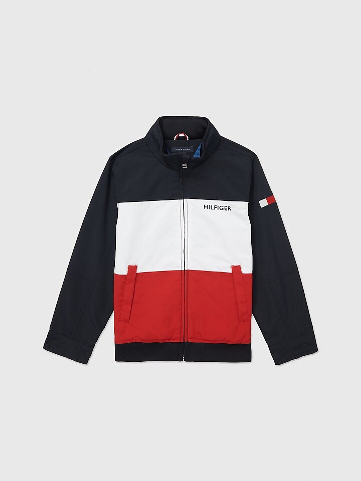 

Детская ветровка с цветными блоками Tommy Hilfiger