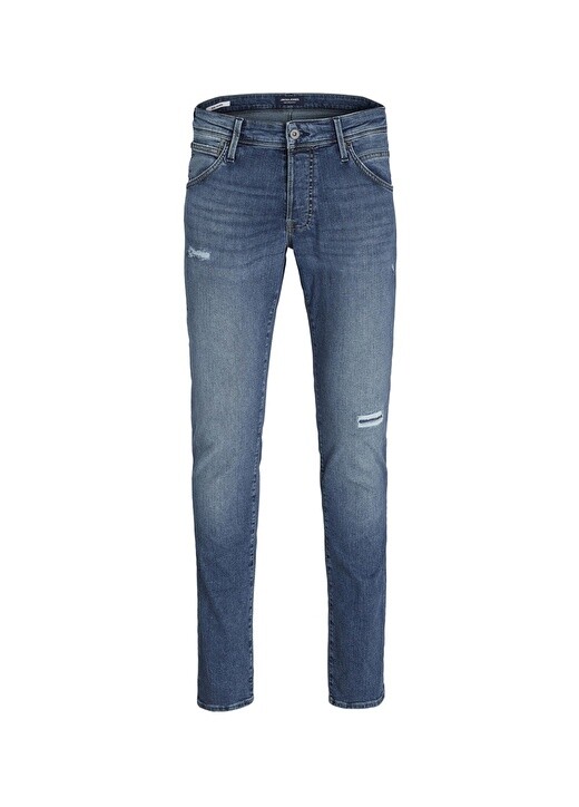 

Синие мужские джинсовые брюки узкого кроя с нормальной талией Jack & Jones