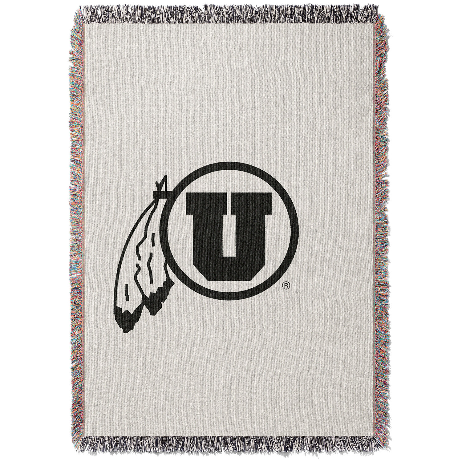 

Тканое одеяло Chad & Jake Utah Utes, белый