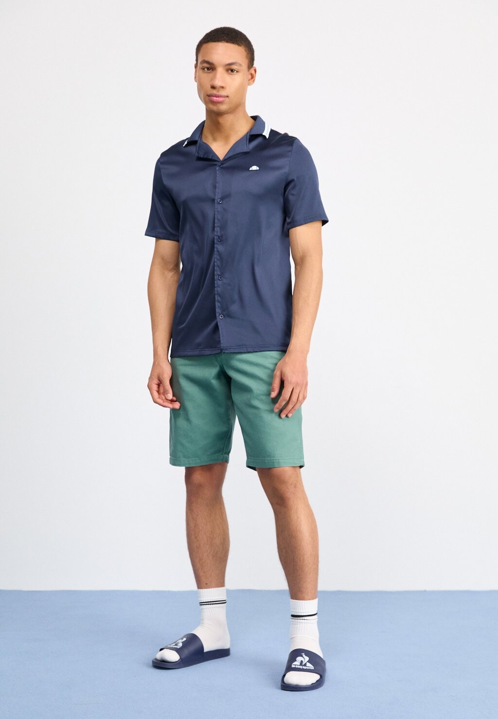 

Рубашка Agalo Ellesse, темно-синяя