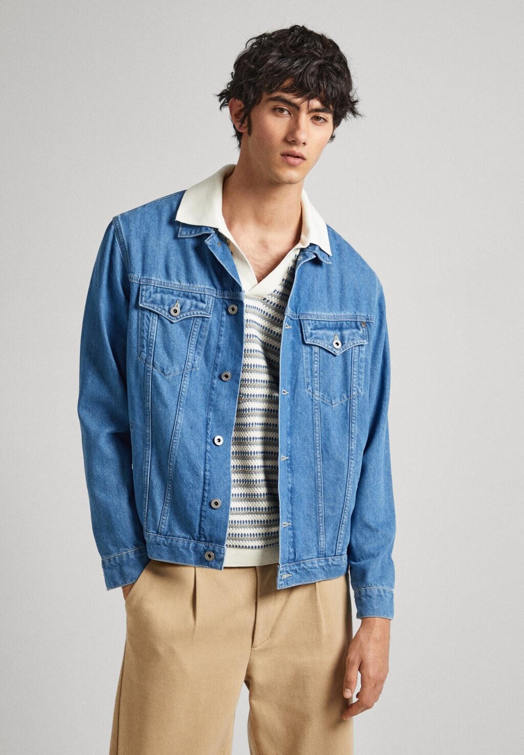 

Джинсовая куртка PINNERS RCLM Pepe Jeans, синий деним