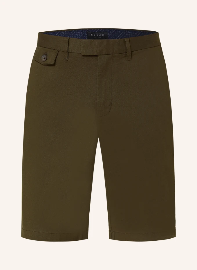 

Шорты-чиносы alscot Ted Baker, хаки