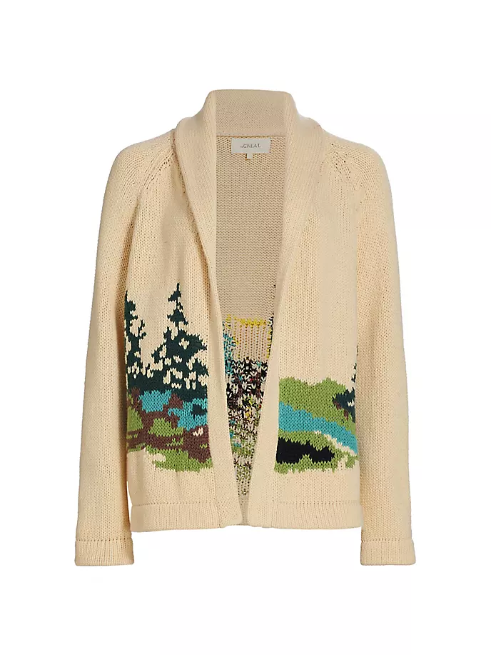 

Кардиган интарсии The Camp Lodge The Great, цвет cream
