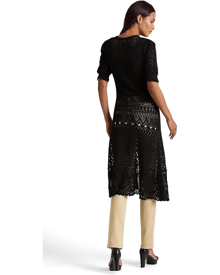 

Свитер LAUREN Ralph Lauren Pointelle Cardigan, цвет Polo Black