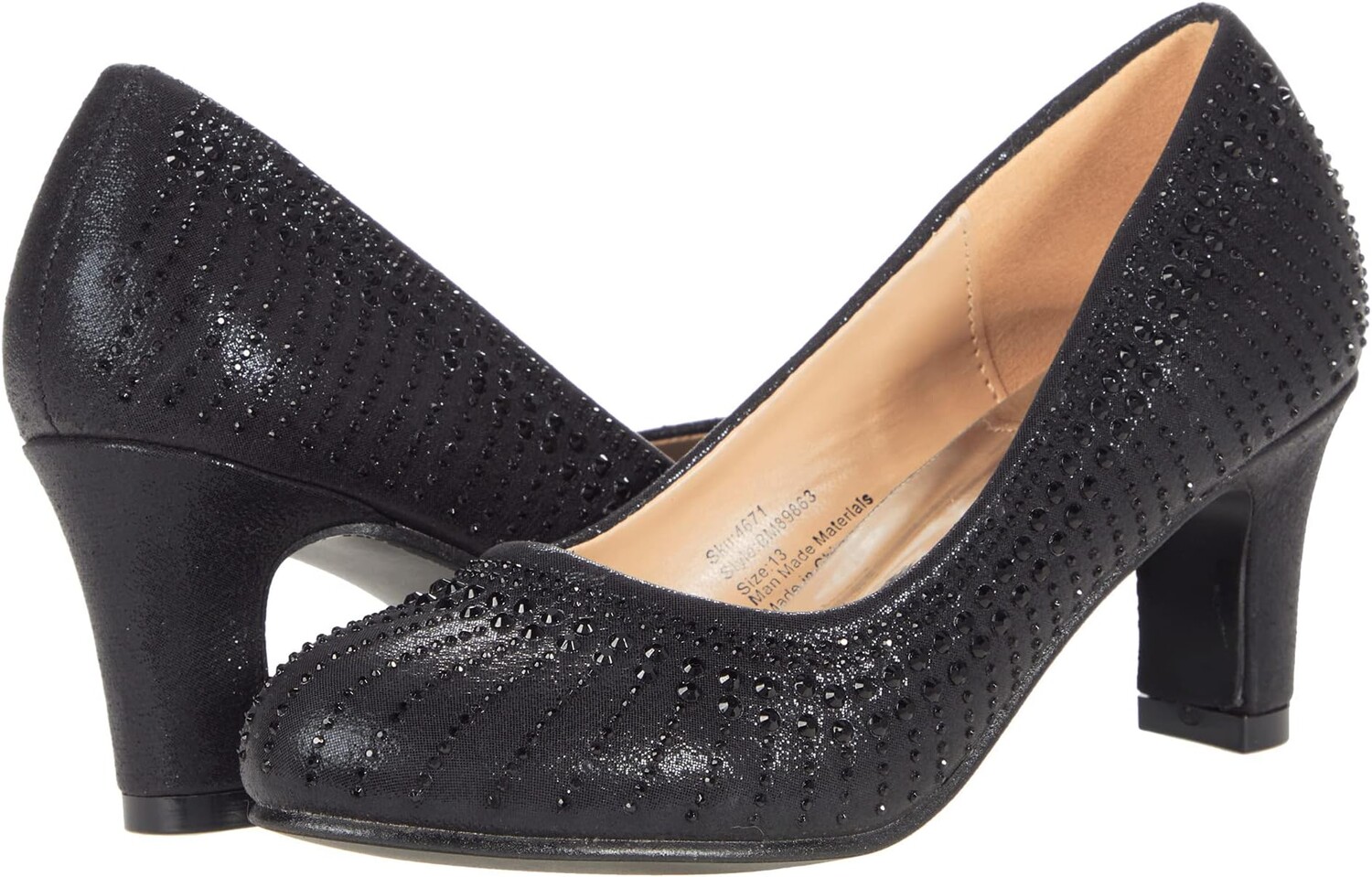 

Туфли Monida Studded Pump Badgley Mischka, черный