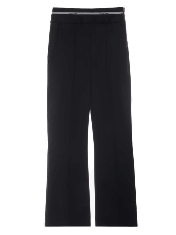 

Брюки Понте с боковой молнией Helmut Lang, черный