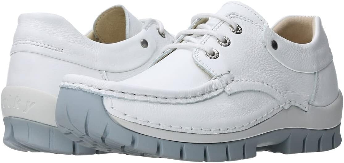 

Кроссовки Fly Wolky, цвет White/Light Blue Velvet Leather, Белый